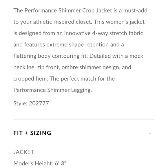 True religion crop shimmer zip up. - Picture 8 of 16